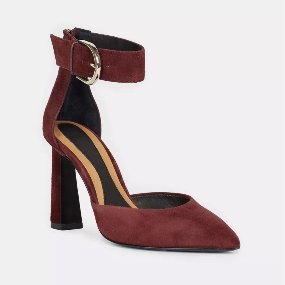 Joie | aglet Mary Jane pointed toe pump heel